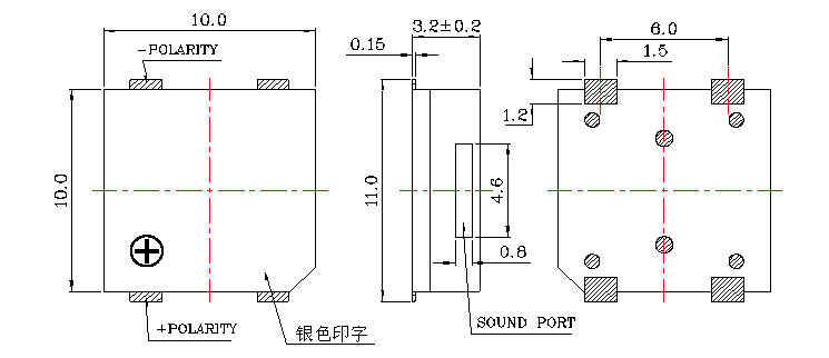 無(wú)源蜂鳴器SMD-100032H